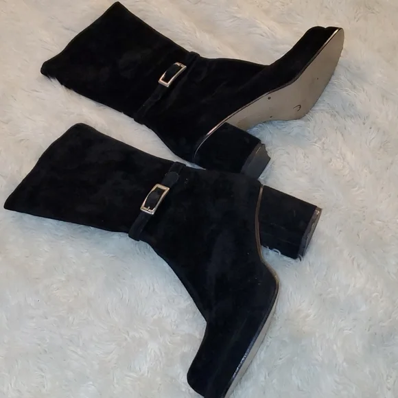 Guess‎ Y2K collectible retro suede boots #332 - Picture 5 of 11